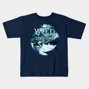 Wild Sea LowPoly Style Kids T-Shirt